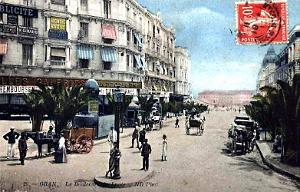 ORAN - BOULEVARD DU LYCEE - 1914